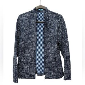 J. McLaughlin Navy and White Jacket